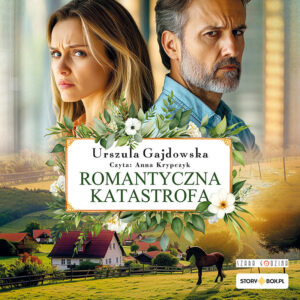 Okładka audiobooka "Romantyczna katastrofa" autorstwa Urszuli Gajdowskiej